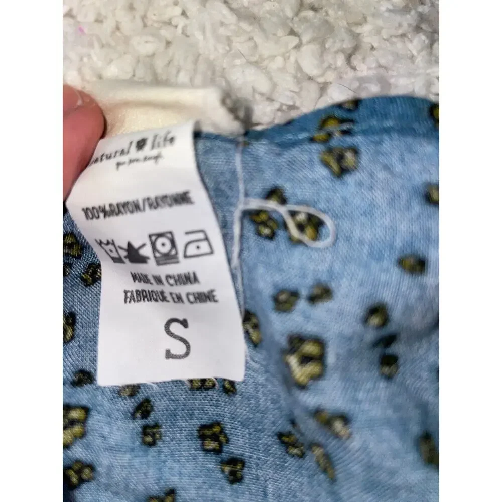 Natural Life Women’s Sz. S Sea Green Floral One Pc. Romper. Great Outfit - Picture 7 of 11